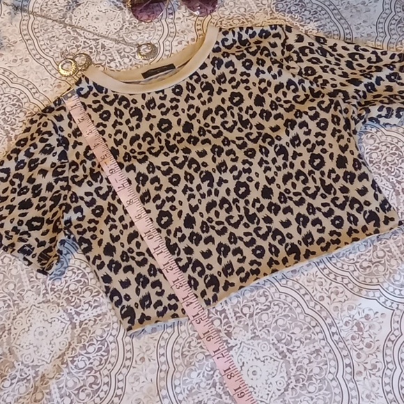 Blooming Jelly leopard print crop top - Picture 4 of 13